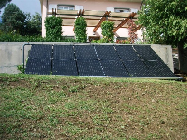 OKU Solarabsorber-Set bis 24 m2 Wasseroberfläche mit Aufständerung
