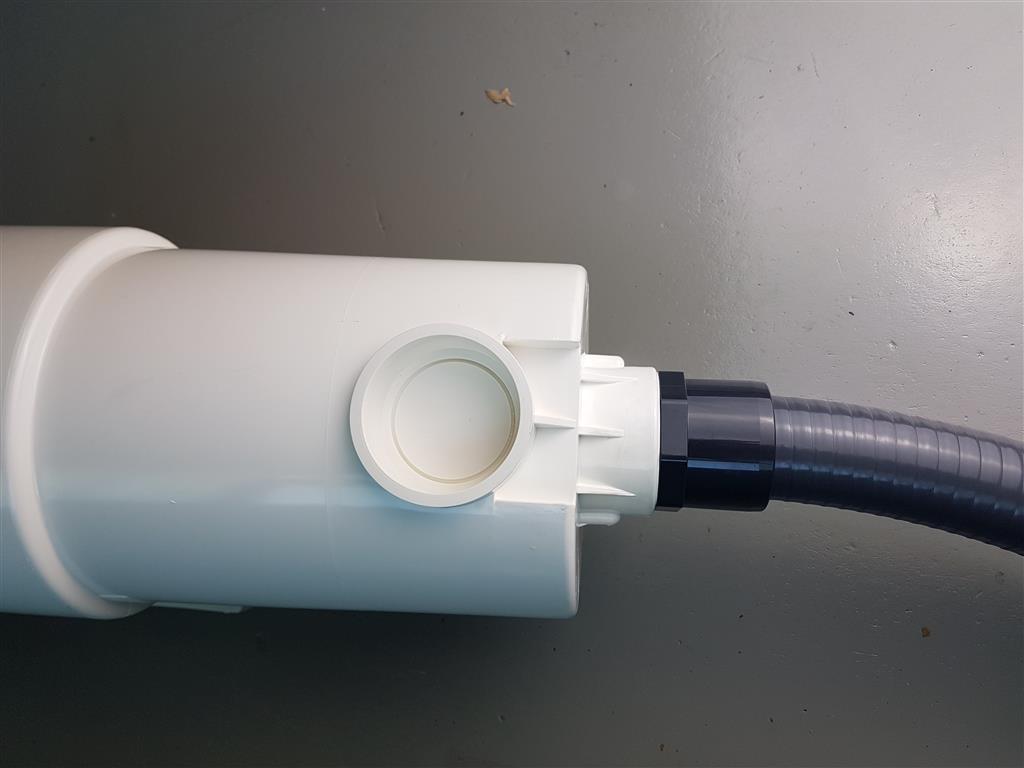 Übergangs-Muffennippel PVC grau Ø50 Klebemuffe-Außengewinde 1 1/2 Zoll - 50mm