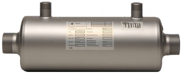 Wärmetauscher Daprà TWT Titan Salzwassergeeignet 154 kW
