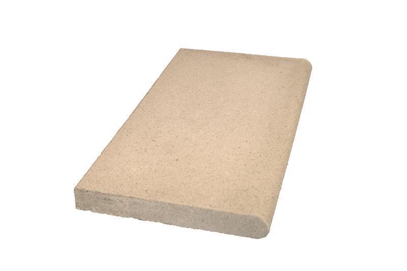 Beckenrandsteine aus Beton für Ovalbecken 530 x 320 Sahara