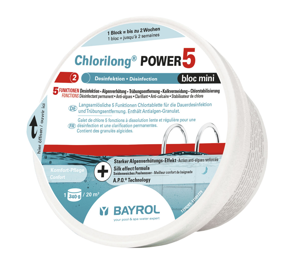 Bayrol Chlorilong Power 5 Bloc Mini 340g