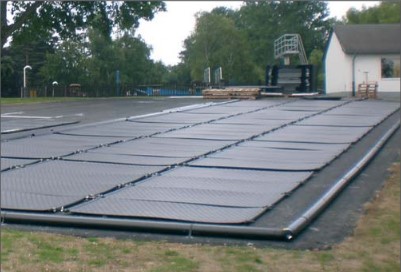 Solarabsorber Set S HelioPool® 4 x 4 senkrecht bis 20m² Wasseroberfläche