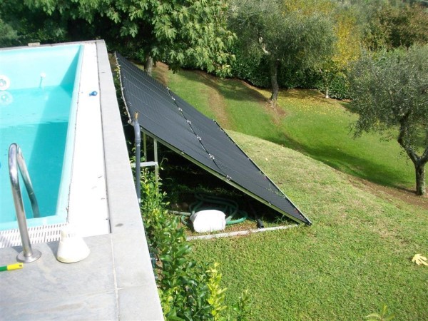 OKU Solarabsorber-Set bis 40 m2 Wasseroberfläche mit Aufständerung