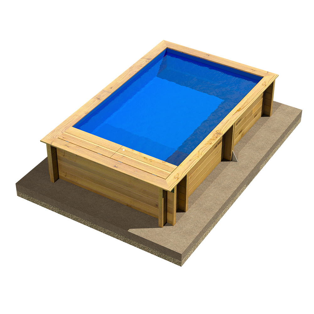 BWT Holzpool Pool'n Box Junior 300 x 200 x 0,70 cm