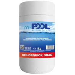 myPOOL Chlorquick Gran Schnellgranulat 1 kg