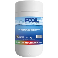 myPOOL Chlor Multitabs 200g Langzeittablette langsamlöslich 1 kg - Abverkauf !